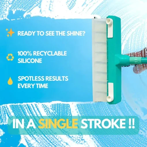 Techeaks Recyclable Silicone Window Squeegee Kit